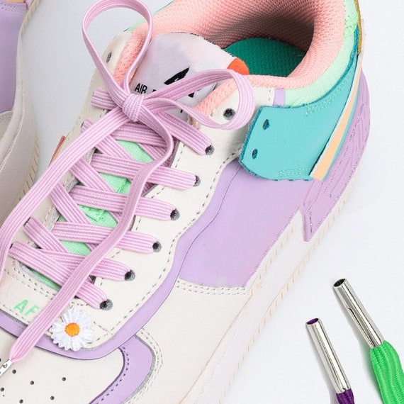 Pink white grey shop green shoe
