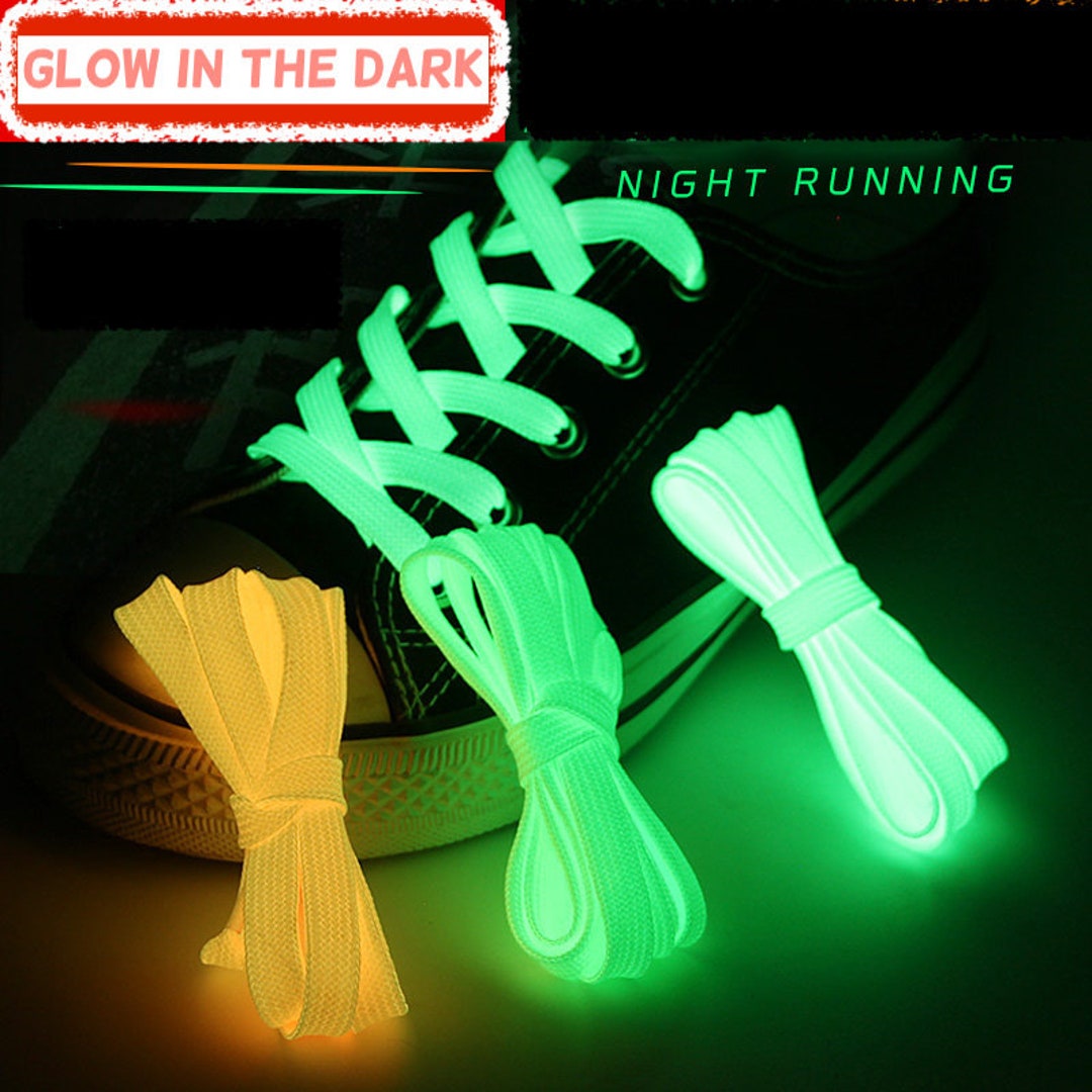 Luminous Shoelaces, Shoe Laces Glow in the Dark, Fluorescent