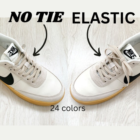 No-tie Shoelaces Elastic Non Tie Lace Lazy Shoe Laces Elastic Shoelaces for  Elderly 
