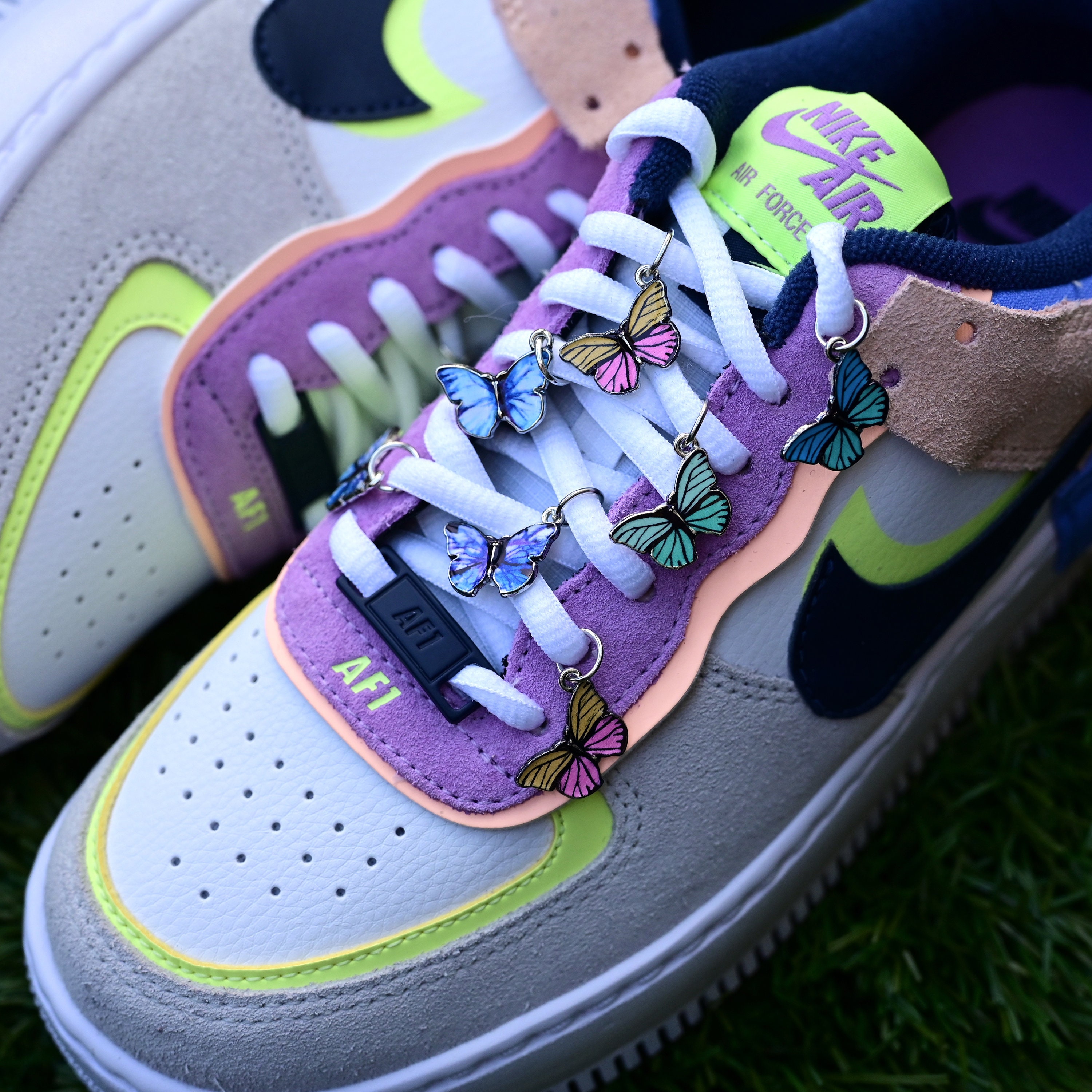 Butterfly Shoelace Charms Shoe Lace Charm Aesthetic Etsy