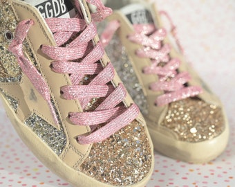 pink laces golden goose