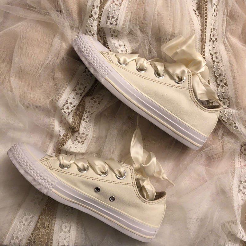 Converse lacet ruban cheap