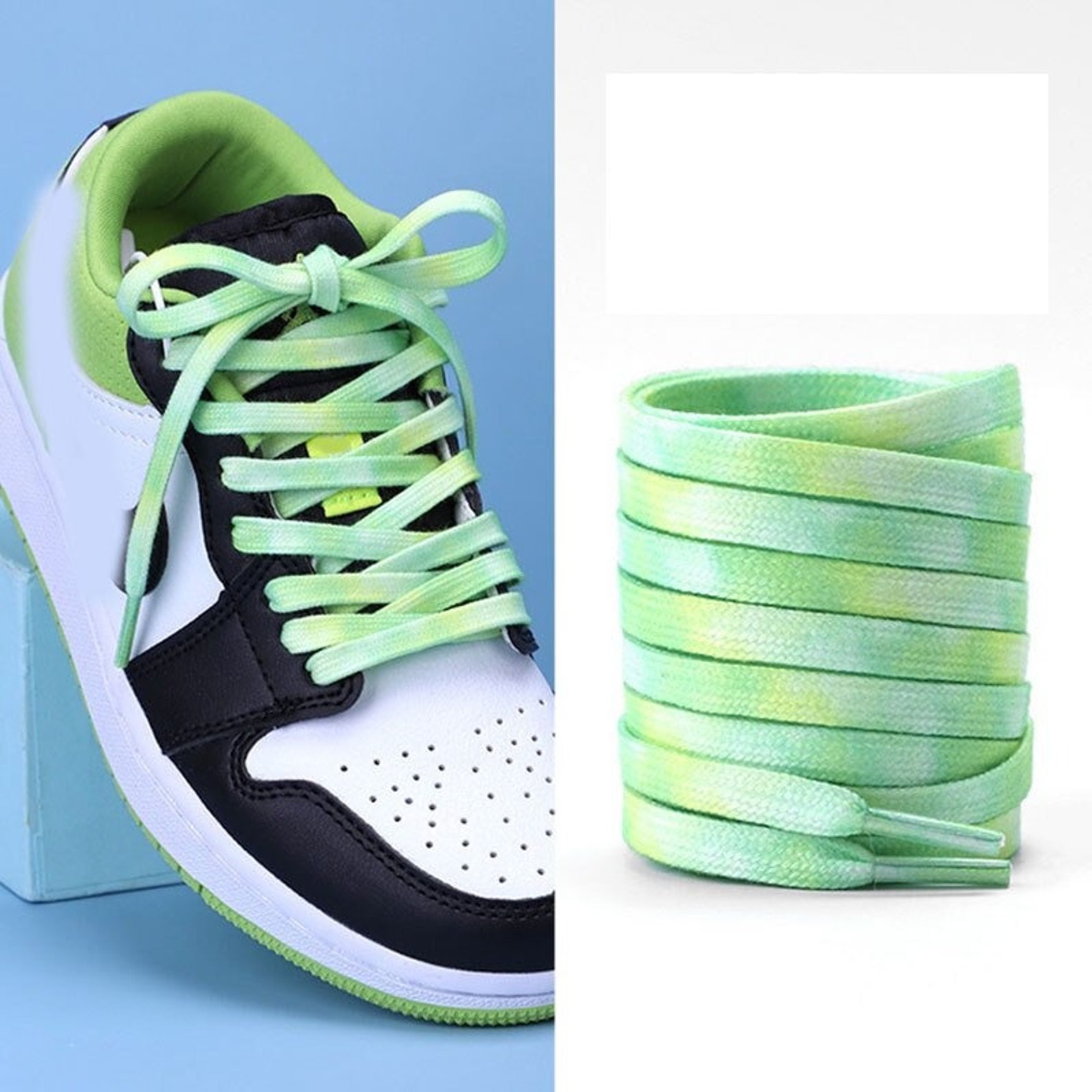 turbo green shoelaces