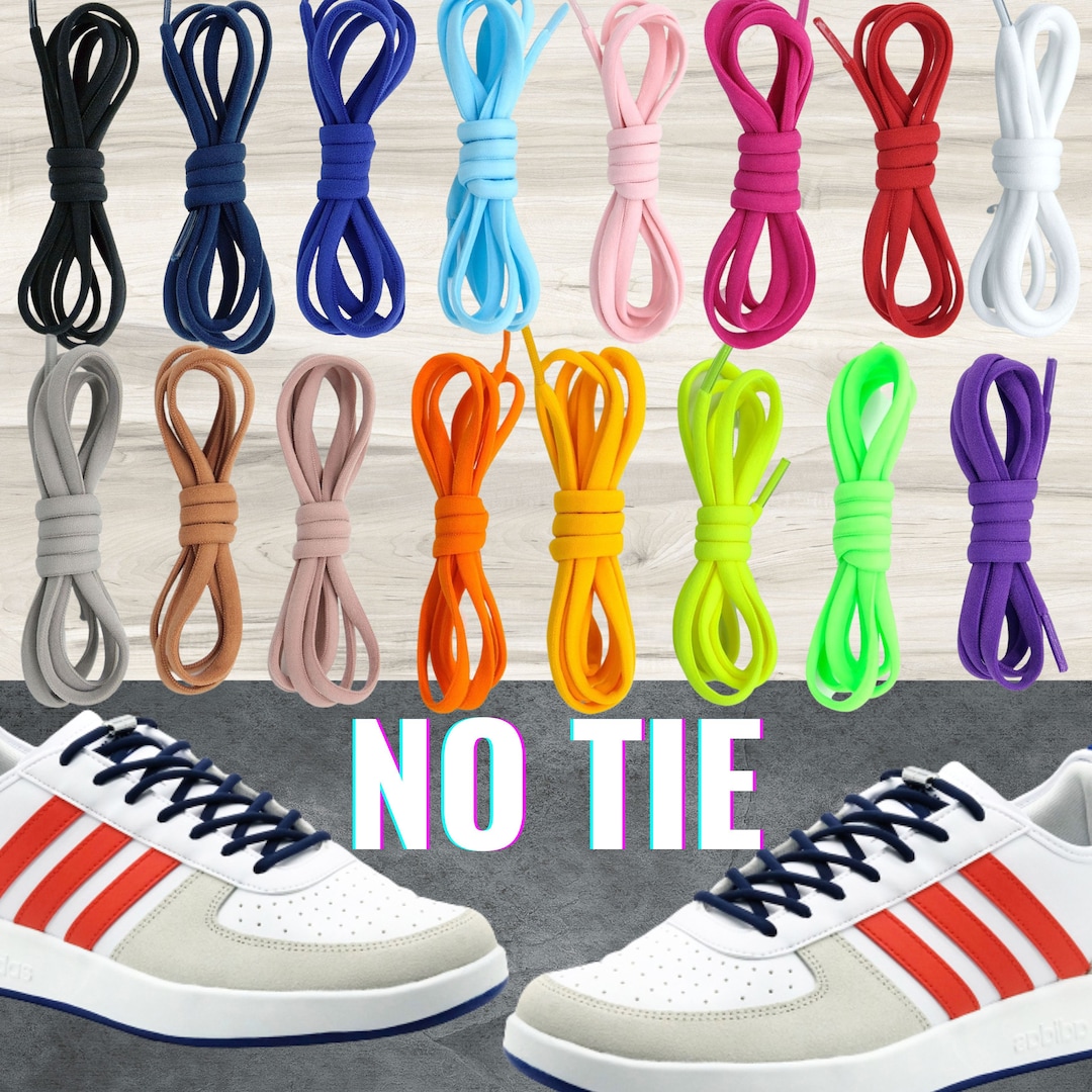 No Tie Elastic Shoelaces, Lazy Strings, Shoe Laces, Lock, Notie Laces, Bright Colors