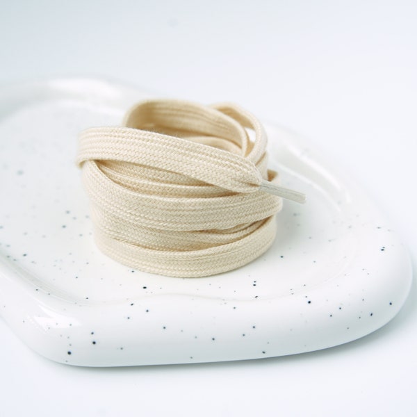 Cotton beige Shoe laces for Sneakers Shoes | superstar | midstar | pure star |