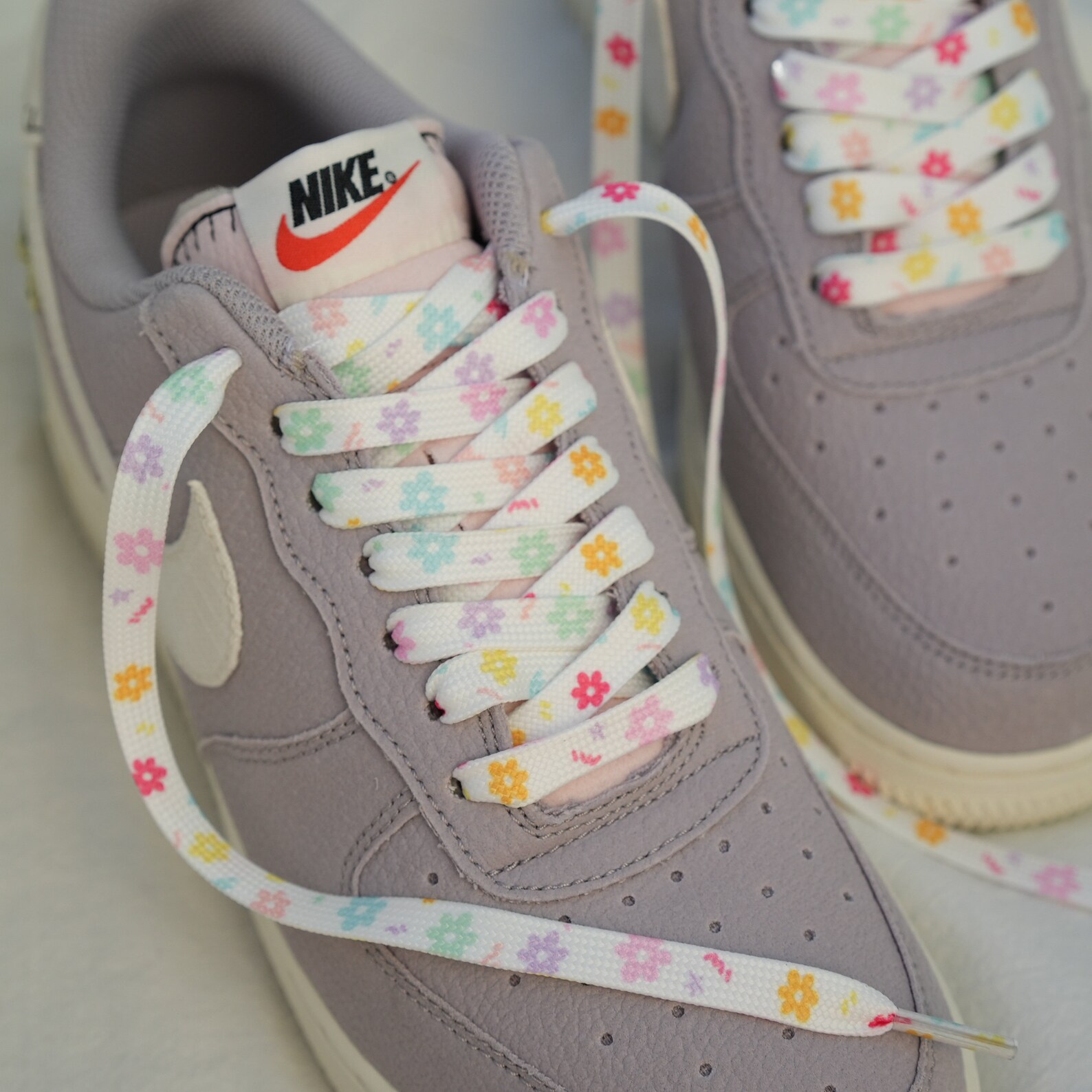 Cute Floral Flowers Colored Shoelaces for Sneakers Shoelaces - Etsy