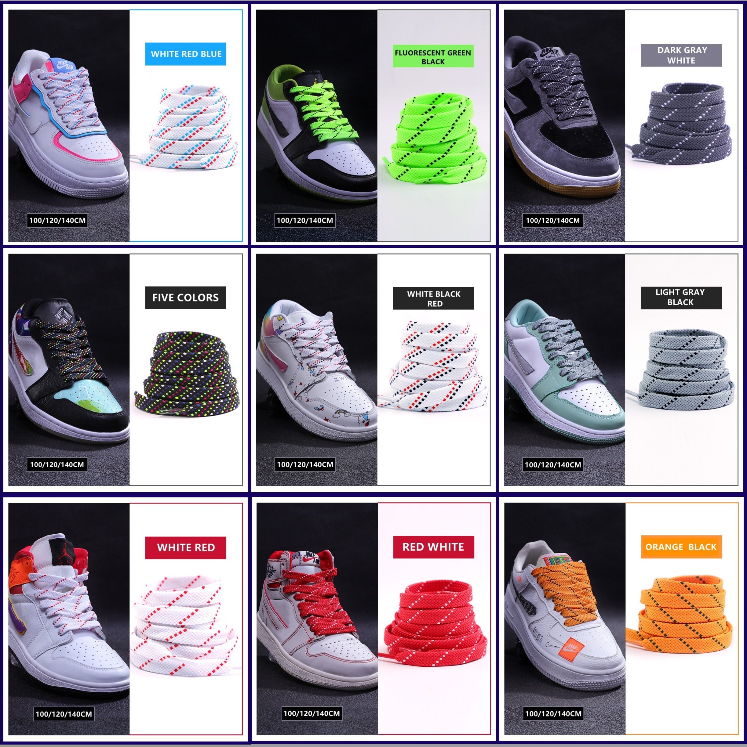 Twotone Shoelaces Thick Laces Shoelaces New Balance or Any Etsy