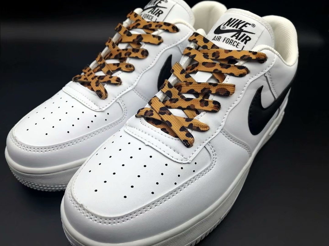 Animal Print Shoelaces Leopard Print Shoe Laces Lace for Airforce