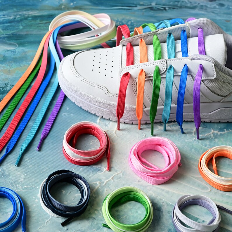 Gradient Shoelaces Tie Dye Shoelaces Etsy