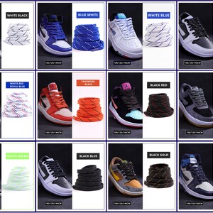 Two colored cheap shoe laces