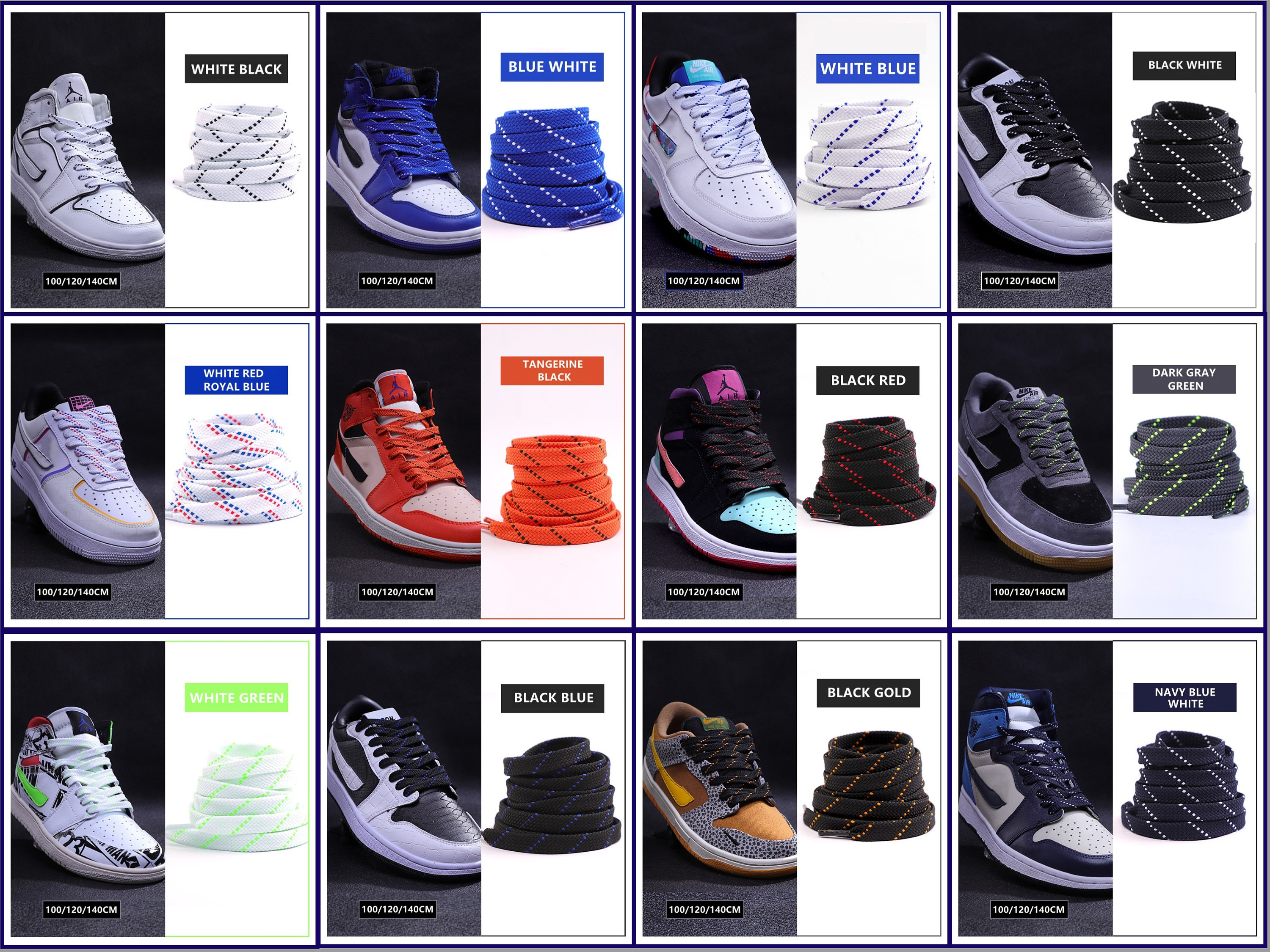 Twotone Shoelaces Thick Laces Shoelaces New Balance or Any Etsy