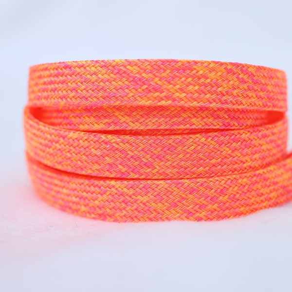 LIMITED EDITION Sneakers Shoelaces Replacement Orange Pink 120cm (47") - 1 pair