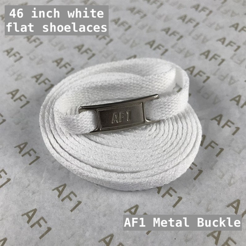 Nike Air Force 1 Shoelaces replacement shoe buckle metal plate | Etsy