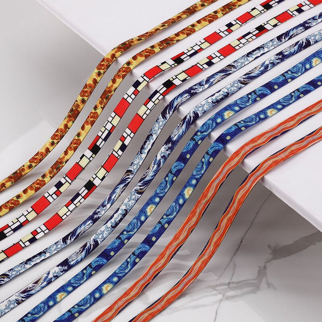 Famous Painting Shoes, Painting Shoelaces, Cool Laces, Fun Laces, Shoe