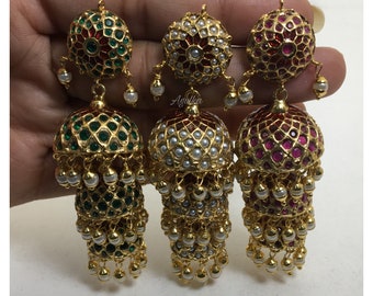 ruby jhumki