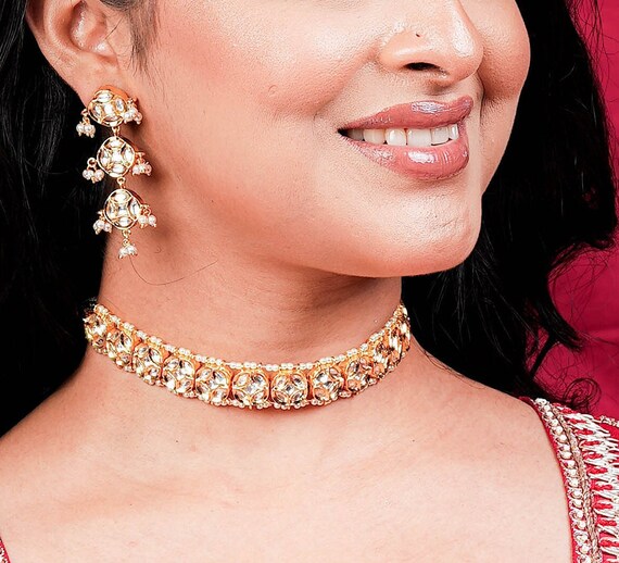 Jadau choker on sale