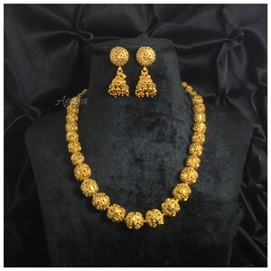 Gold matar sale mala set price
