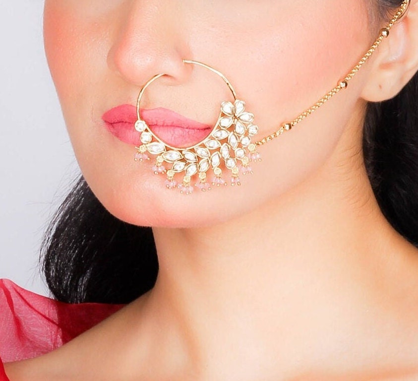 Gold Nose Rings, Occasion : Daily Wear, Engagement, Engagement Wear, Party  Wear, Wedding, Wedding Wear at Best Price in Delhi