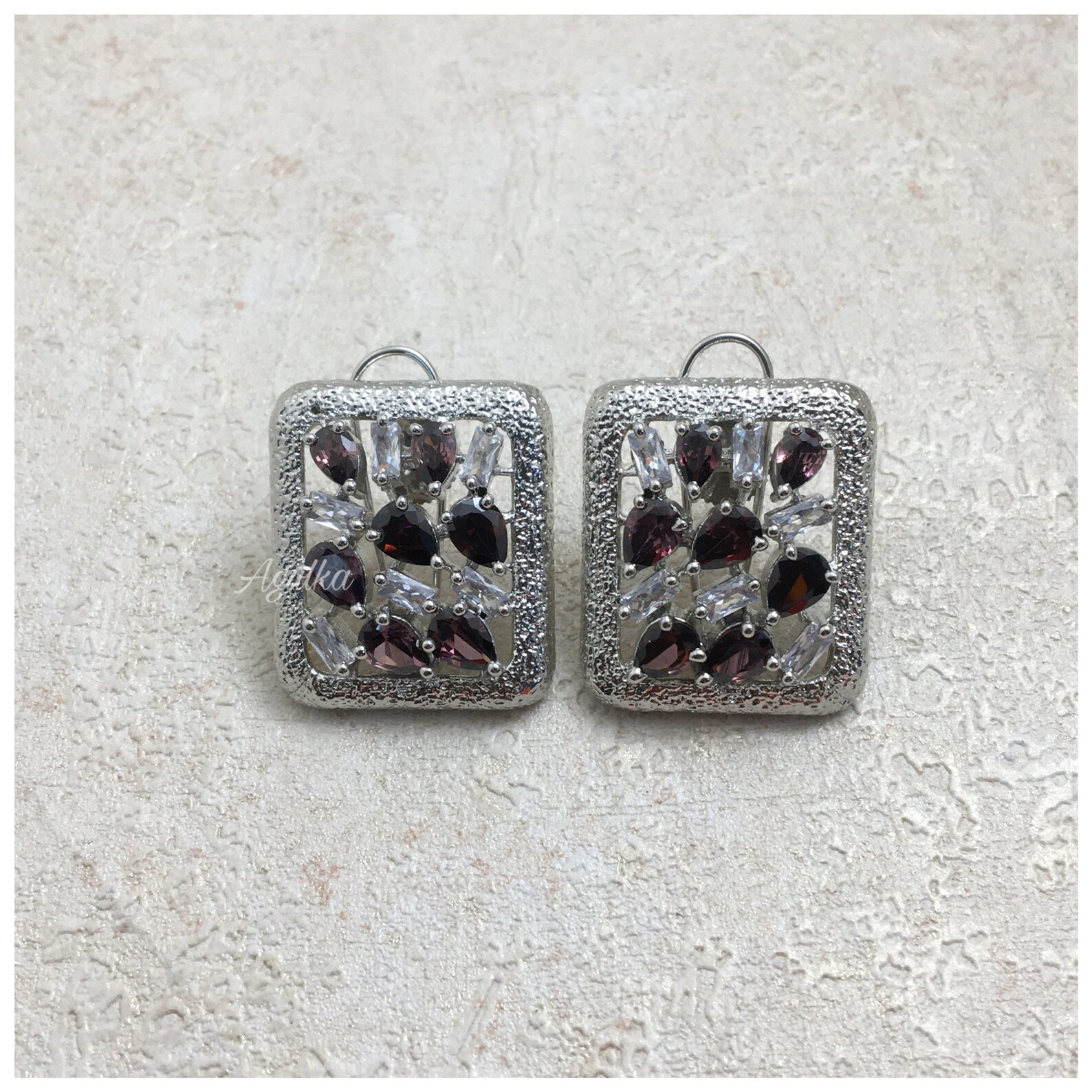 Indian Stud Earrings Big Diamond Studs Bollywood Jewelry Etsy