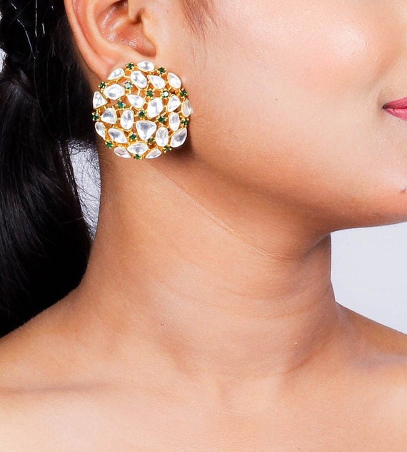 Kundan stud hotsell earrings online