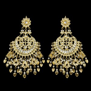 Chandbali	Polki chandbali	Pakistani Earrings	polki Jewelry	Polki Earrings	Big Kundan Earrings	India Earrings	Kundan Chandbali	Punjabi Jewelry	Jadau Jewelry	Chandbali Earrings	Punjabi Earrings	Pipal Patti Kundan Earrings Polki Earrings Jadau Earrings
