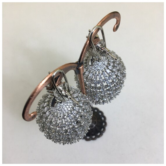 Diamond Jhumka Punjabi Jewelry Rose Gold Jhumkas Zircon Jhumka