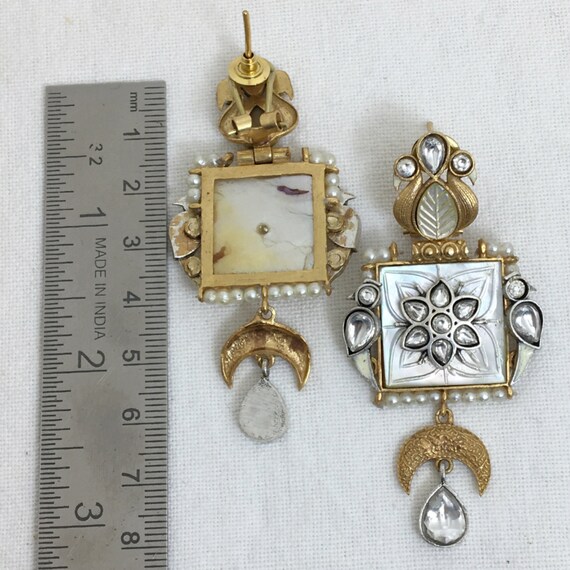 White Polki Necklace Amrapali Jewelry Uncut Polki Jewelry Polki