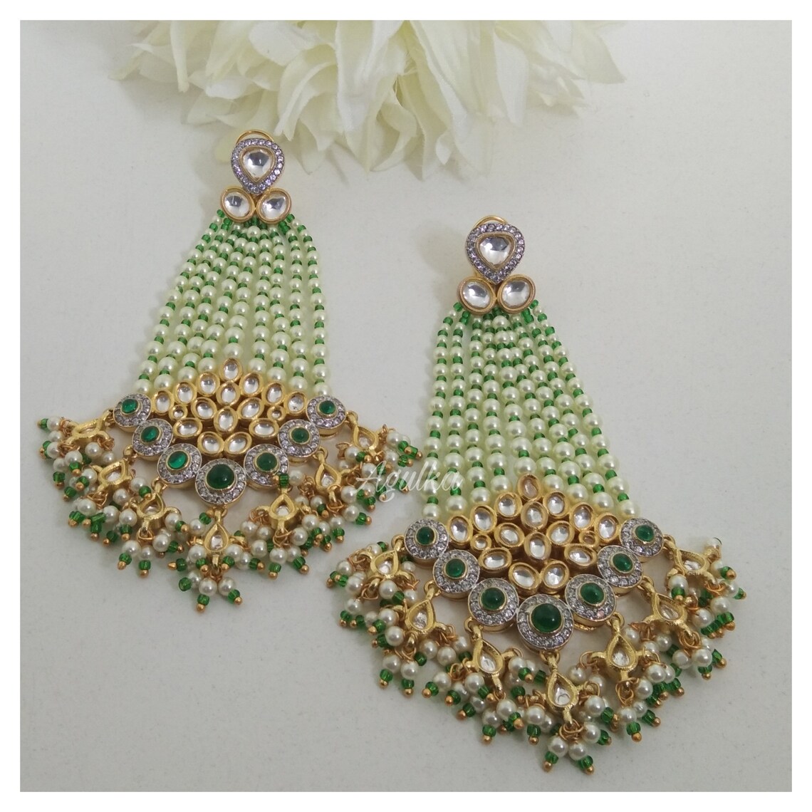 Pakistani Jewelry Pakistani Jhoomer Indian pearl Earrings Etsy