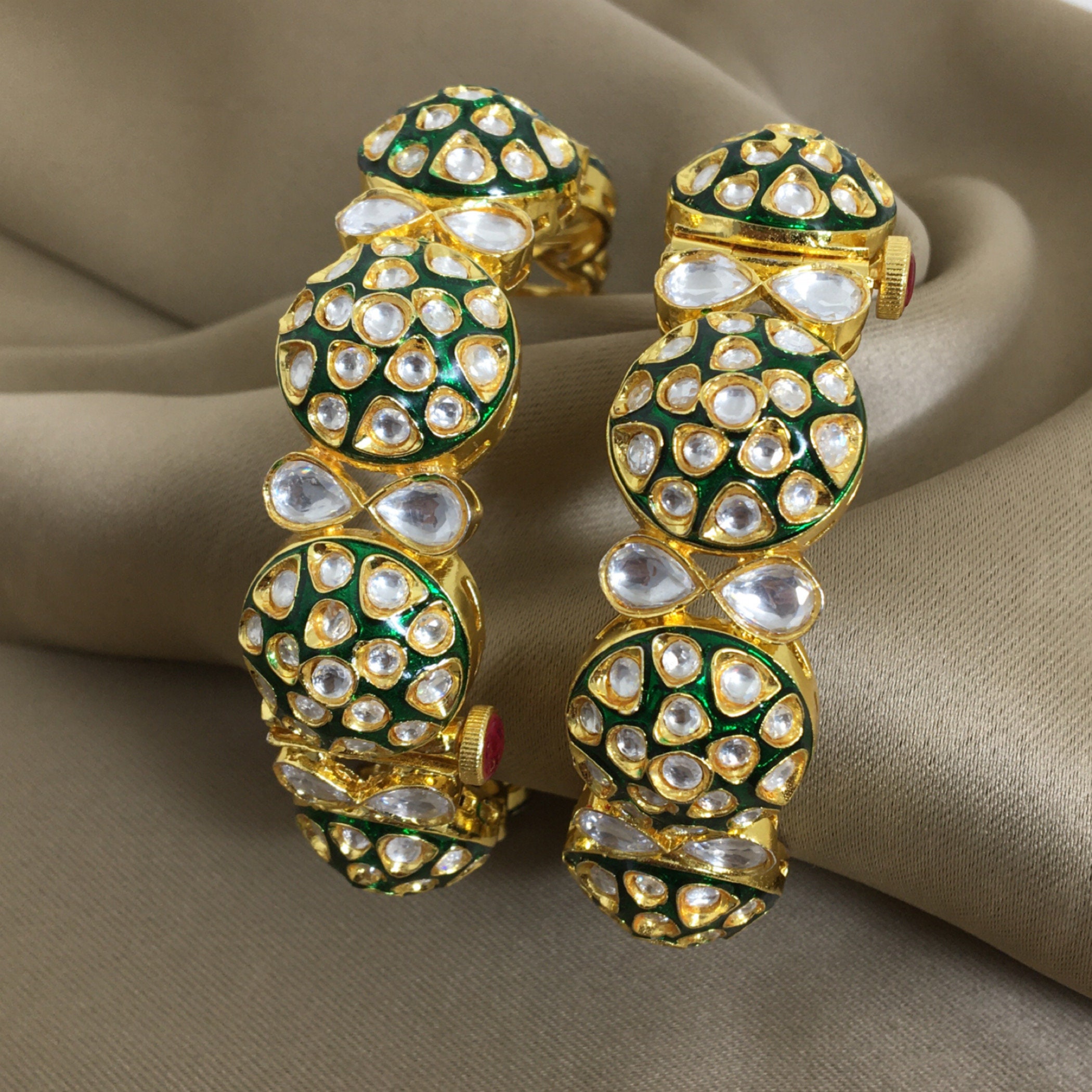 Polki bangles discount