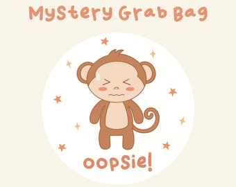 Oopsie Mystery Grab Bag Sticker Pack | Planner Stickers | Die Cut Stickers | Journal Stickers | Bullet Journal Stickers | Scrapbook Stickers