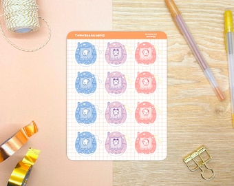 Tamagotchi Sticker Sheet | Planner Stickers | Journal Stickers | Bullet Journal Stickers | Scrapbook Stickers | Cute Stickers