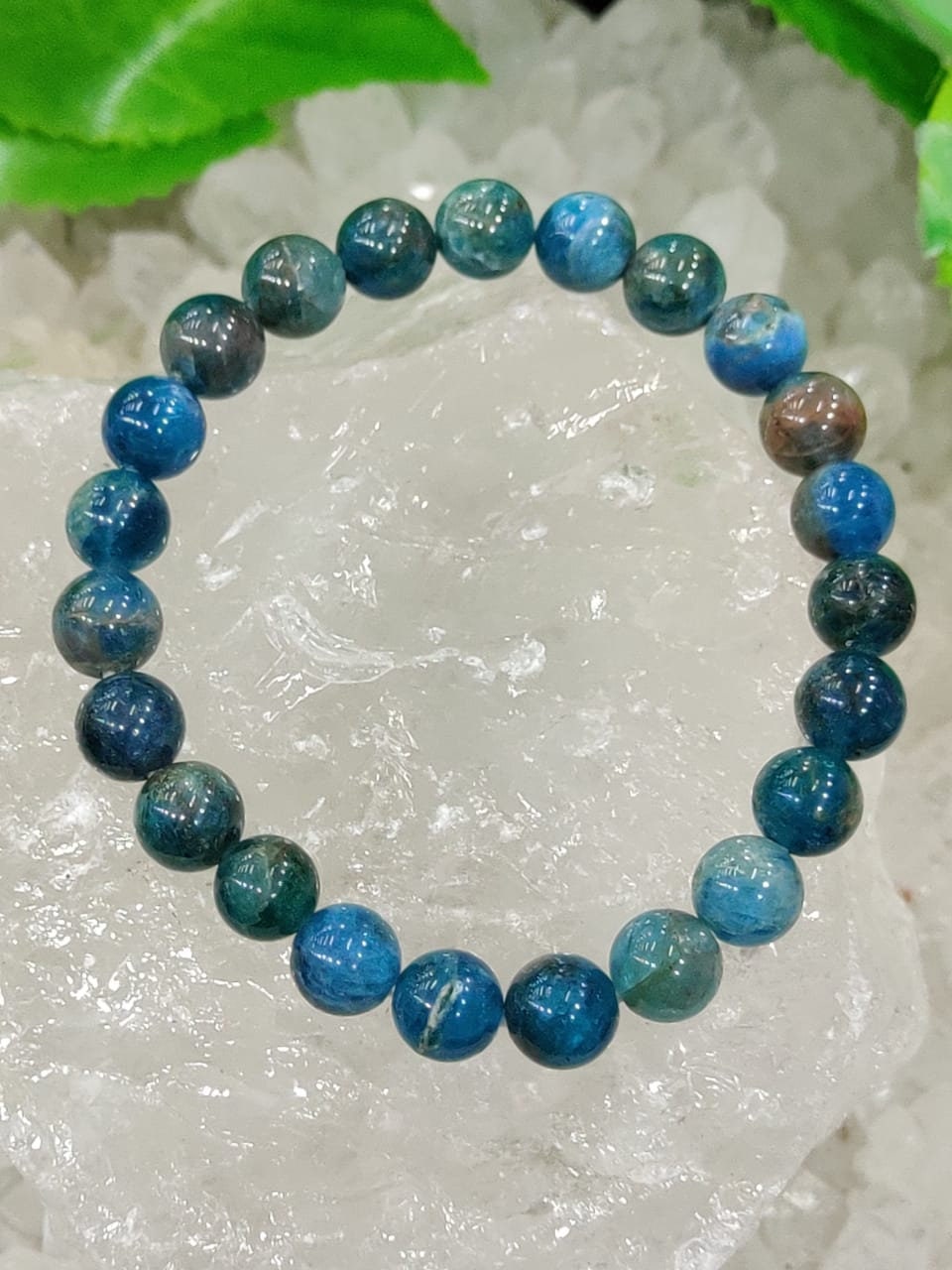 Natural Apatite Bracelet Round Beads High Quality Crystal Quartz Healing  Stone Women Men Jewelry Gift - Bracelets - AliExpress