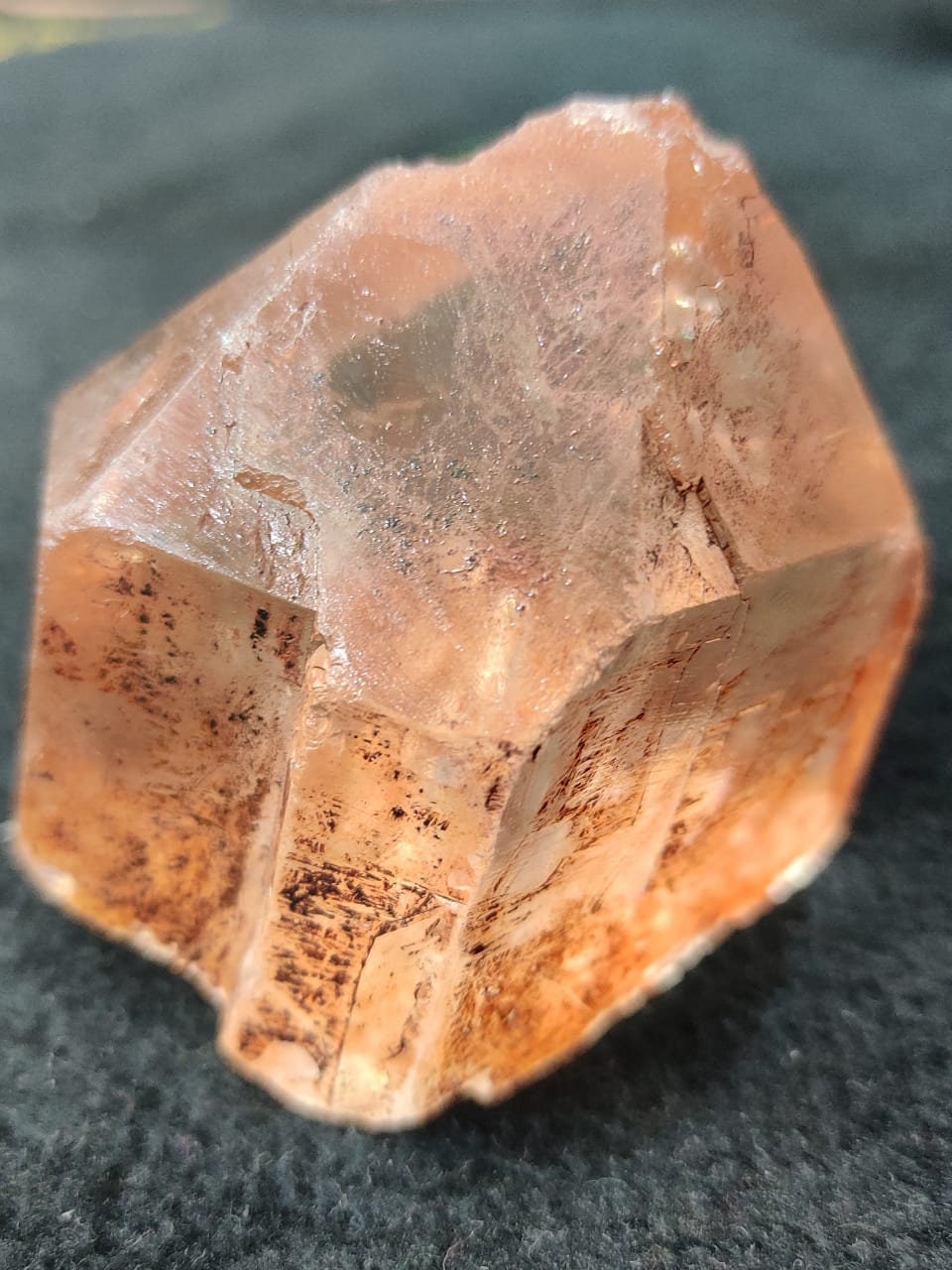 Very Rare Tangerine Quartz Crystal New Find Red Hematoid Etsy UK