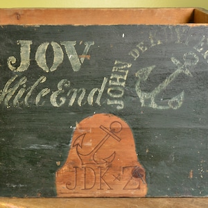 John DeKuyper & Son wooden crate
