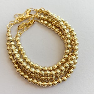 Baby bracelet- GOLDIE- toddler bracelet, gold filled bracelet, mommy and me jewelry, gold baby bracelet, matching mom and daughter