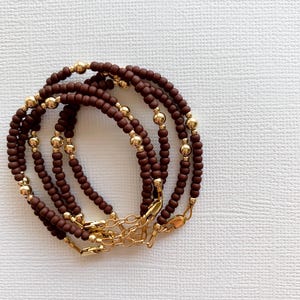 Baby bracelet- MOCHA- toddler bracelet