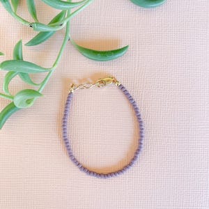 Baby bracelet- AMETHYST- toddler bracelet- mommy and me jewelry- dainty bracelet- beaded baby bracelet