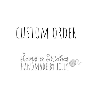 Custom Order for Mariana