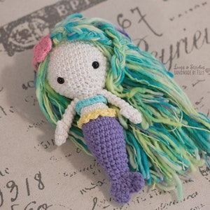 Mermaid Crochet Toy | Mermaid Plush | Amigurumi | ready to ship in stock