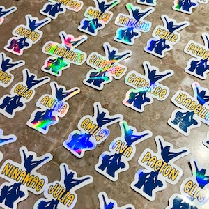 Custom Cheer Stickers | Water Bottle Stickers | Cheer Sticker Pack | Laptop Stickers | Cheerleader Gift | Cheerleader Stickers