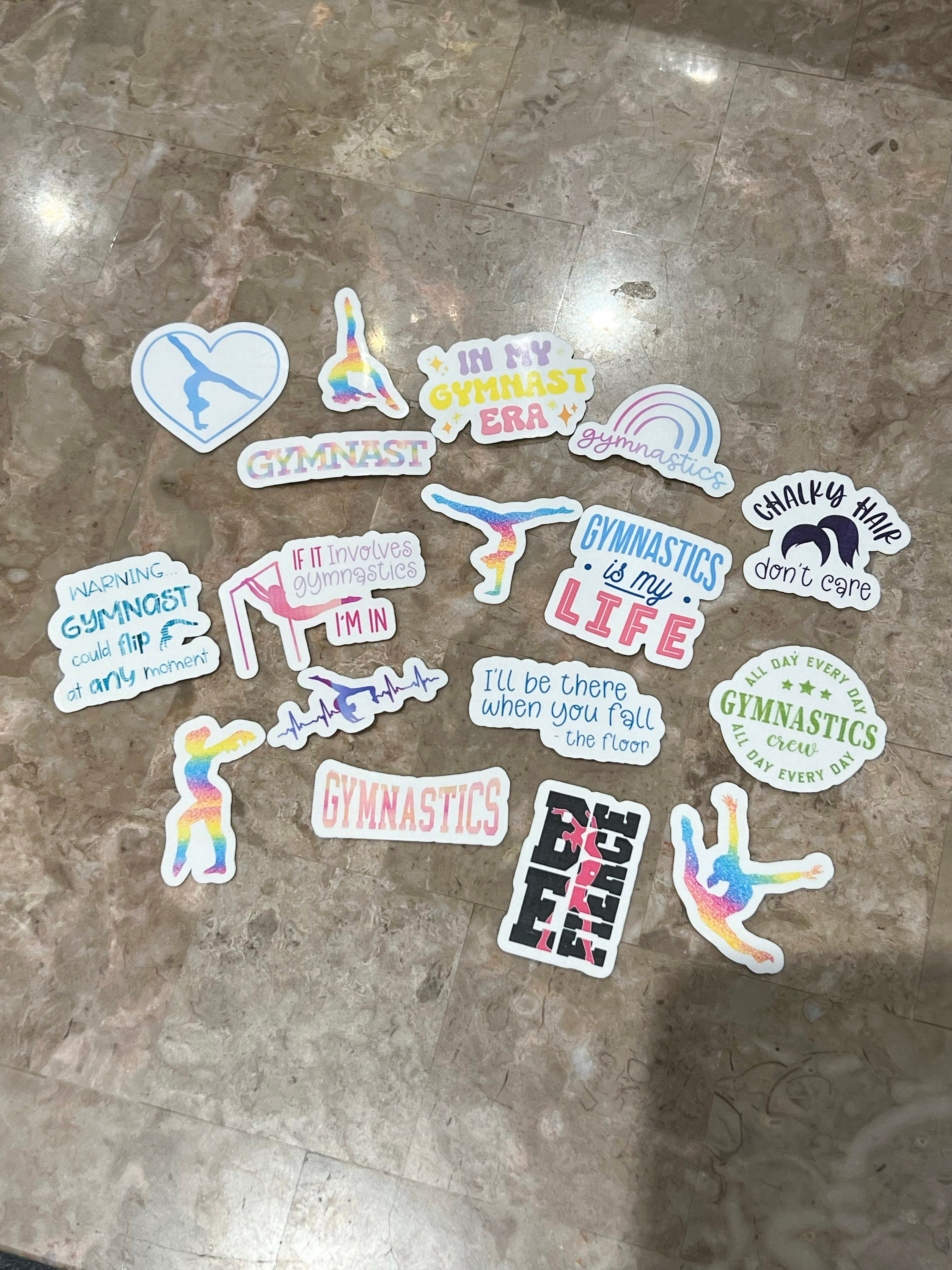 Gymnastics Coach Stickers: Waterproof Vinyl Sticker Pack for Coach Gift ...