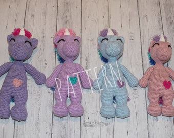 Unicorn Crochet PATTERN | Amigurumi Crochet PATTERN | digital download