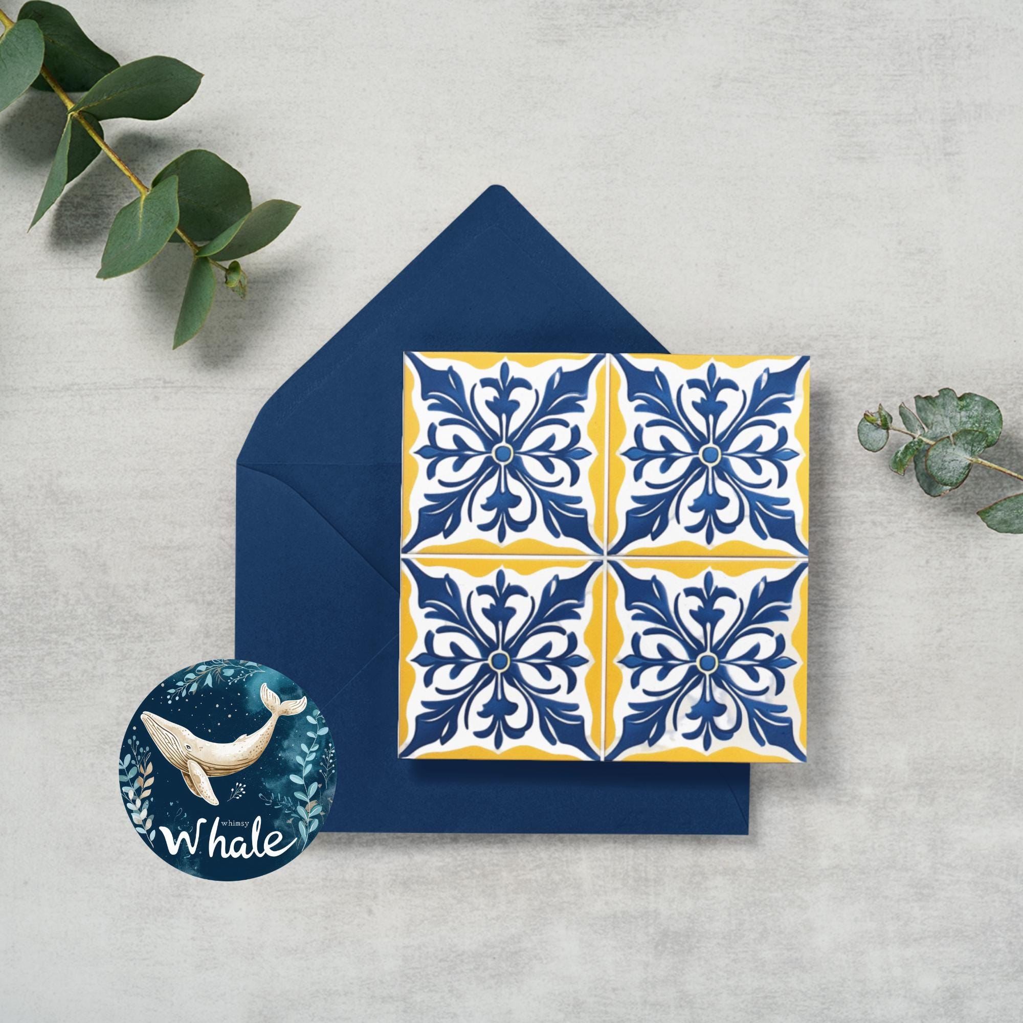 Amalfi Tile Clipart Bundle: Watercolor Mediterranean Patterns (digital ...