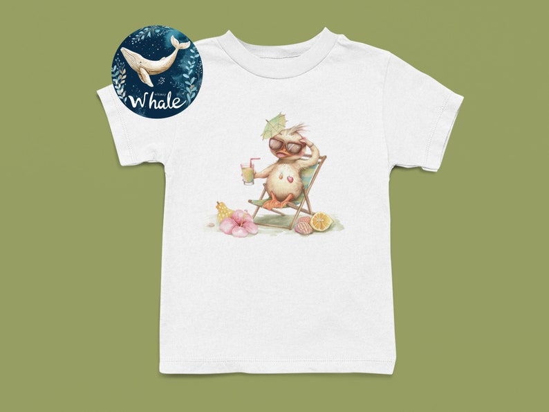 Duck With Sunglasses Clipart Bundle, Vacation Bird Art (digital ...
