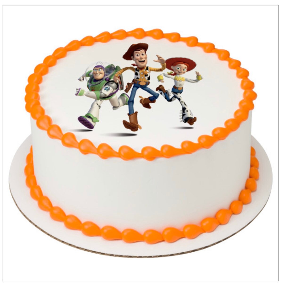 Toystory 4 Toy Story **ROUND** edible cake image frosting sheet topper Toystory 4 Toy Story **ROUND** edible cake image frosting sheet topper