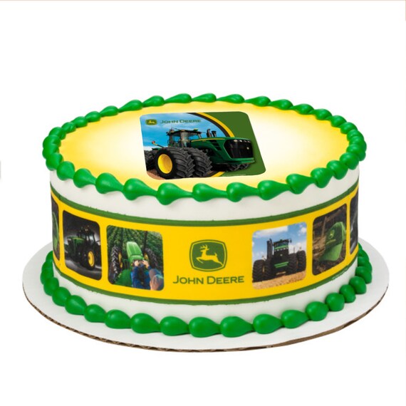 John Deere Tracteur Image Comestible Pour Gateau Cupcakes Etsy John Deere Tracteur Image Comestible Pour Gateau Cupcakes Etsy