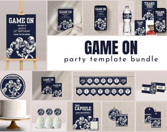 Pacote Game On Party: Tema de Futebol (Download Digital)