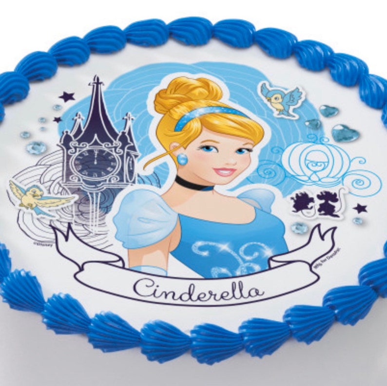 Cinderella Printable Cake Topper