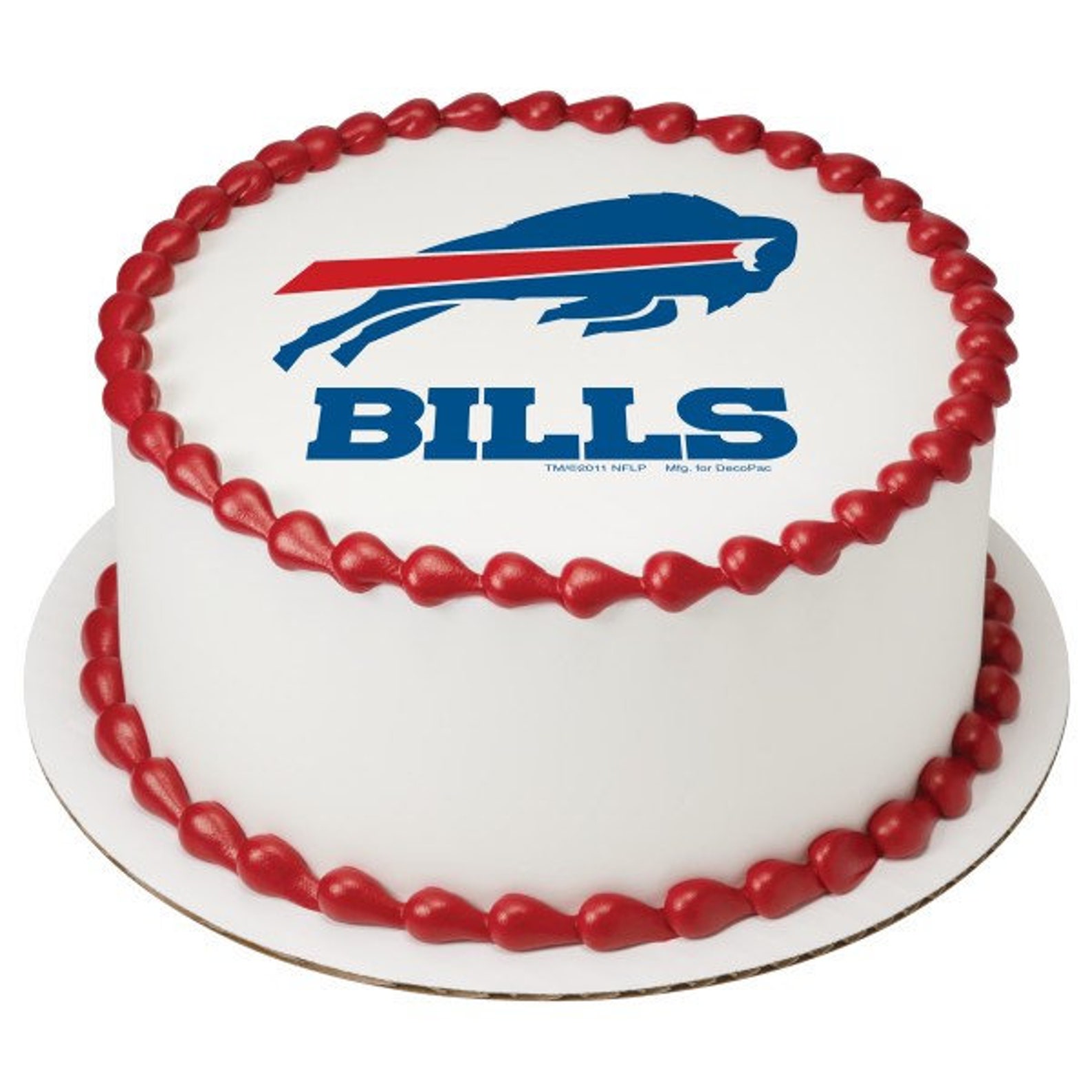 NFL Buffalo Bills Team Logo Edible Image Bills Football Party Etsy