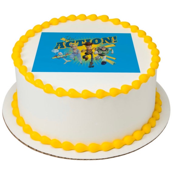 Toy Story Takin Action Topper A Gateau Comestible Topper Etsy